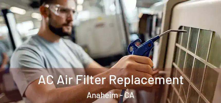  AC Air Filter Replacement Anaheim - CA