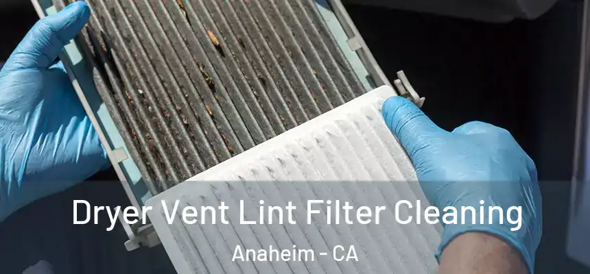 Dryer Vent Lint Filter Cleaning Anaheim - CA